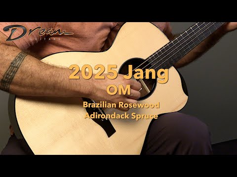 Dream Guitars - 2025 Isaac Jang OM, Brazilian Rosewood & Adirondack Spruce #acousticguitars