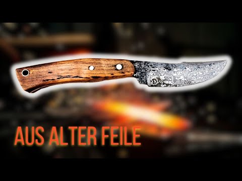 Jagdmesser aus Feile schmieden! #upcycling