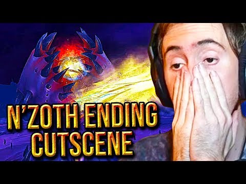 Asmongold Can't Believe N'Zoth End Cutscene - Ny'alotha Raid Finale (BFA Patch 8.3)