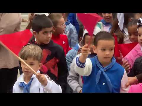 Niños de Bahía Honda rinden tributo a José Martí