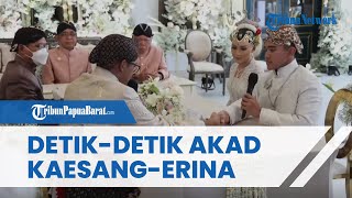Sah Jadi Suami Istri, Ini Detik-detik Akad Nikah Kaesang Pangarep dan Erina Gudono
