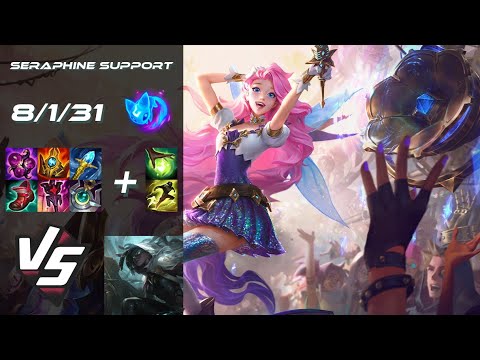 SUPPORT Seraphine vs Senna - NA Grandmaster Patch 25.S1.8