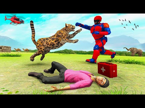 Super Hero Turtle Robot Animals Rescue - Champions Robot Car Transform - Android Gameplay FulHD 2020