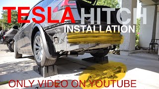 Tesla Model X Trailer Hitch Complete Installation Step by Step