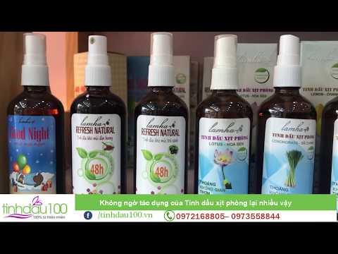 Tinh dầu xịt phòng thiên nhiên, hơn 20 mùi giúp thư giãn, khử mùi nhanh chóng