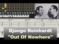 Django Reinhardt - "Out of Nowhere" - (1939) - Virtual Guitar Transcription by Gilles Rea