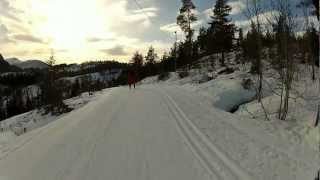 preview picture of video 'På ski i Hafslo 2012'