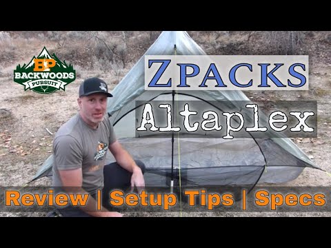 Test de la Zpacks AltaPlex - Meilleure tente ultralegere 1 place