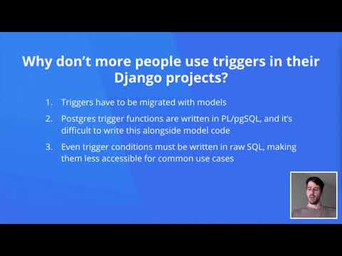 Wes Kendall - Using simple database triggers for complex Django problems thumbnail