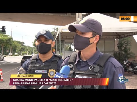 Guarda Municipal cria o "Maio Solidário" para ajudar famílias carentes 03 05 2021