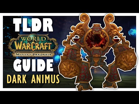 TLDR DARK ANIMUS Normal + Heroic Guide - Throne of Thunder | MoP Classic