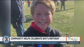 10-year-old boy couldn’t celebrate birthday outing, so his community stepped in to make it the