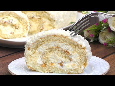 Roll "Raffaello" I advise everyone to cook - JUST delicious!