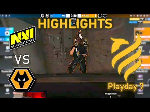 Wolves vs NaVi - HIGHLIGHTS - Playday 7 - EUL 2022 Stage 2 - R6 Esport