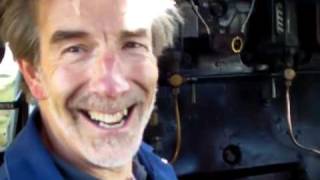 preview picture of video 'Driving a Steam Locomotive: Blowing The Whistle: Footplate Experience: Nigel Harper'
