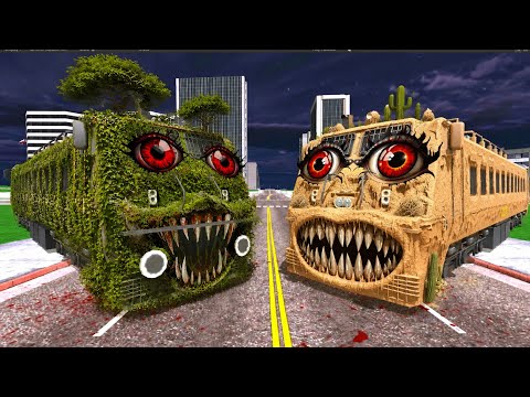 Forest Train vs Desert Train in Indian Bikes Driving 3d 