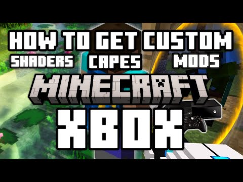 How To Get Custom Shaders Capes & Mods! On Minecraft Xbox (1.20 / 2023)