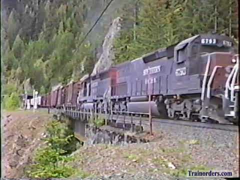 Classic Railroad Series 673 - Southern Pacific 7332 West at Tunnel 11 May 16, 1992