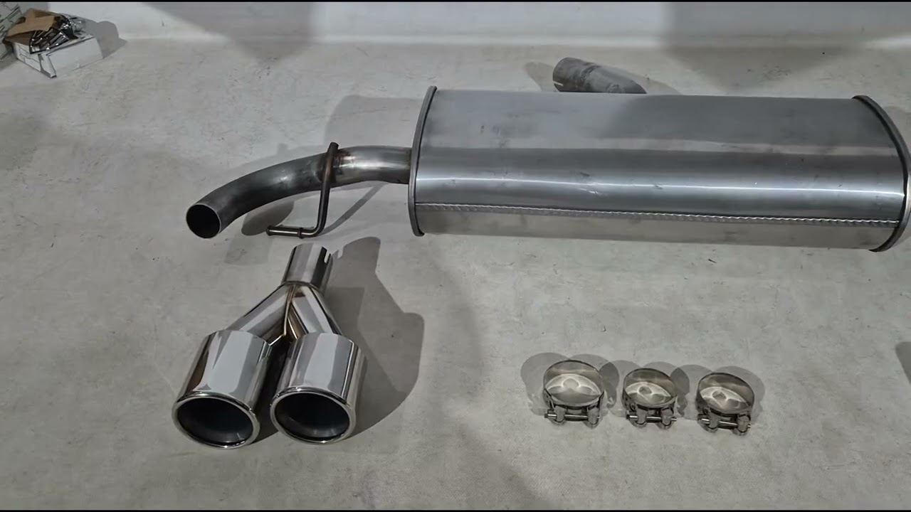 Выхлопная система с насадками M-Sport (2014-2018) Video 1
