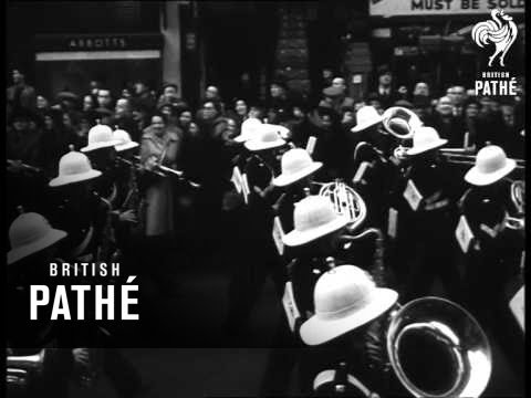 Men From Yangtse Incident Parade Through London (1949)