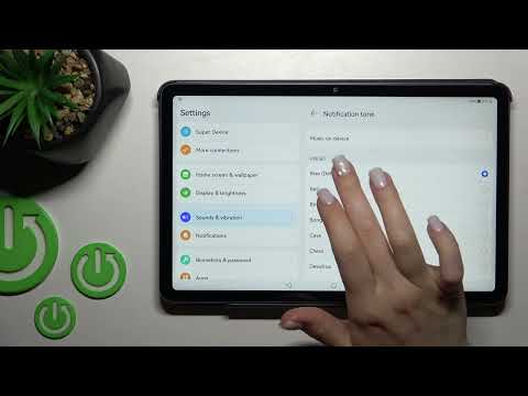 How to Change Notifications Sound on HUAWEI MATEPAD 10.4 (2022) - Customize Notification Sounds