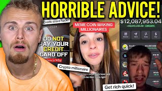 I Found The WORST Financial Advice on The Internet…