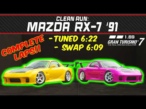 Thumbnail for GT7 - Clean Run:  Mazda ɛ̃fini RX-7 Type R (FD) '91  - Gran Turismo 7 - 1.69 by Ɛ̃fini