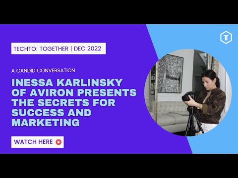 A Candid Conversation with Inessa Karlinsky of Aviron - YouTube