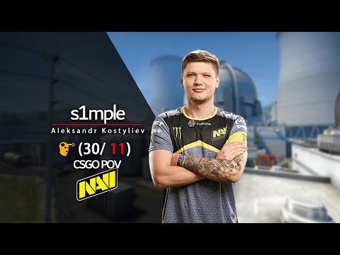CSGO Pov - NaVi S1mple (30-11) vs Cloud9 (de_nuke) - ESL Pro League