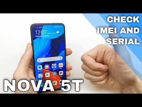 How to Check IMEI Number in HUAWEI Nova 5T