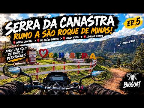 ATRAVESSEI A SERRA DA CANASTRA DE MOTO! Rumo a São Roque de Minas – EP. 5
