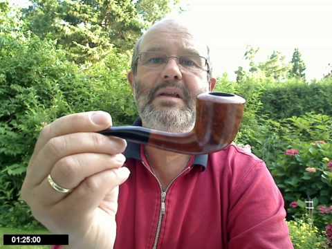 Pfeife rauchen: NEERUP # 2 (Shape: Bent-Dublin-Variation, braun)