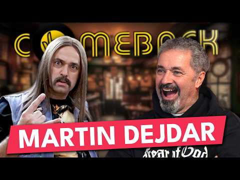 Martin Dejdar sleduje záběry z Comebacku, Simpsnových, Slunce seno a dalších svých filmů