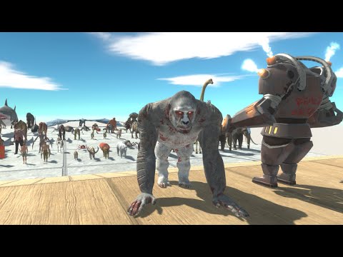 7 Stages All Goro vs Faction  - Animal Revolt Battle Simulator