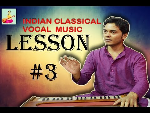 Learn Indian classical music vocal singing Lesson #3 Holding nodes