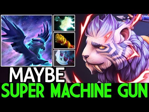 MAYBE [Mirana] Super Machine Gun Build Solo Mid Gameplay 7.22 Dota 2