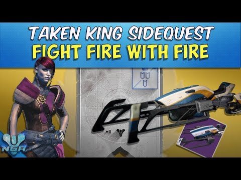 Destiny - Taken King - Complete - Walkthrough - Fight Fire With Fire - Side Quest - PS4 - HD