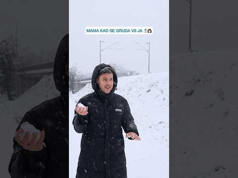 Mama kad se Gruda VS Ja kad se Grudam ☃️👩🏻🫢