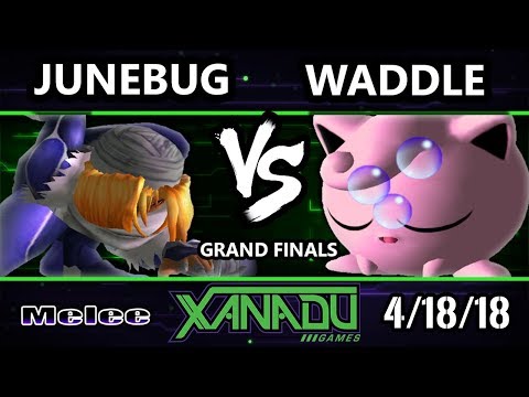 S@X 246 SSBM - Waddle [L] (Jigglypuff) Vs. Junebug (Sheik) - Smash Melee Grand Finals