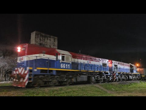 [4K] Tren de tolvas mineras de NCA con destino a Ferreyra pasando por Marcos Juárez!!!!!!