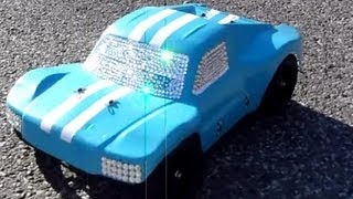 World's FIRST Rhinestoned RC Car! - Custom RC Spatha 4WD Electric Short Course