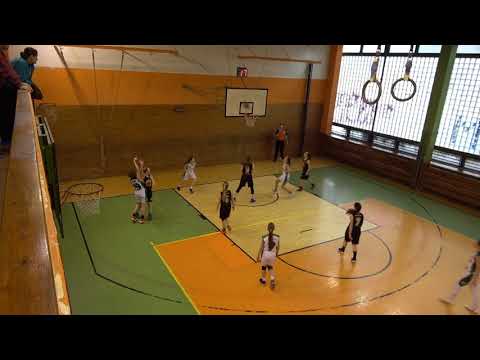 Žabiny - BK Vyškov U15 dívky 18.2.2018 (2.zápas 41:51)