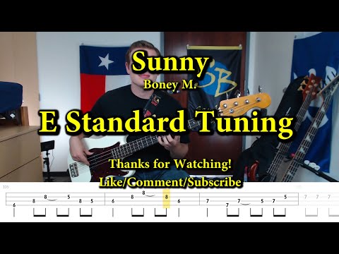 Sunny - Boney M. (Bass Cover with Tabs)