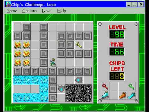 CCLP2 level 98 solution - 37 seconds