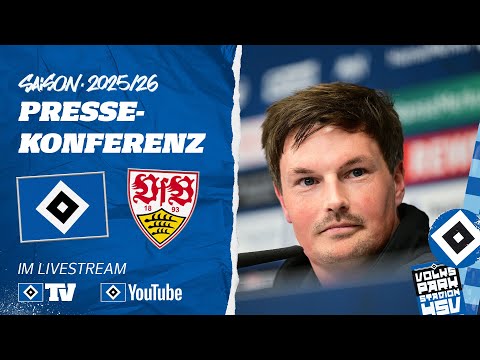 RE-LIVE: MATCHDAY-PRESSEKONFERENZ | HSV vs. VfB Stuttgart