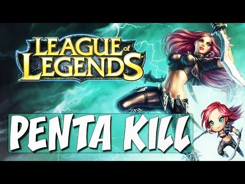 KATARINA MONTAGE "TOP 20 AMAZING KATARINA PENTAKILL EVER" LEAGUE OF LEGENDS