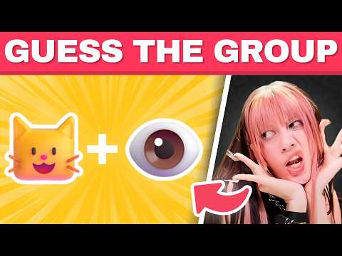 GUESS THE KPOP GROUP BY EMOJI 🎤👥 | QUIZ 2025