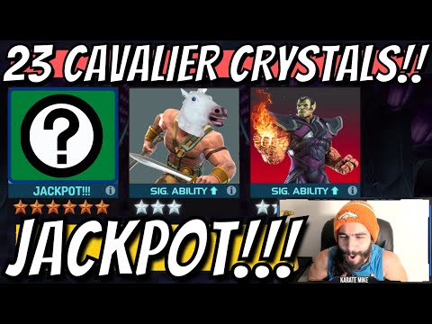 6 Star JACKPOT! 23 Cavalier Crystals - 1 AMAZING Pull!