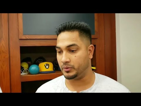 Jhoulys Chacin talks about his outing and better pitching, and Aguilar's homer