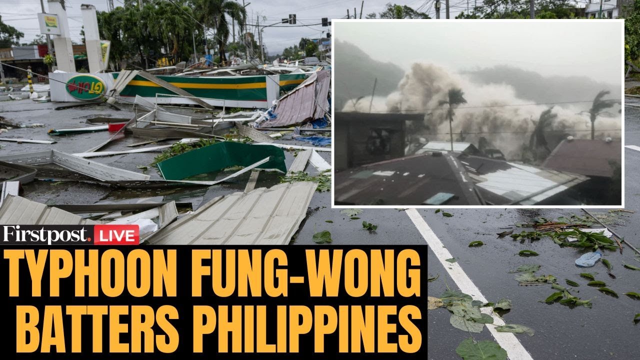 LIVE: Super Typhoon Fung-Wong Hits Philippines, Two Dead, Mass Evacuations Reported | N18G